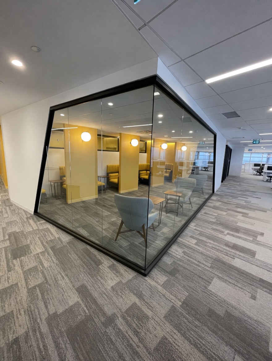 Conference room smart glass NJ after